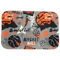 Tapete Para Quarto Estampado Basquete 60cm X 40cm - Base Ant - 1