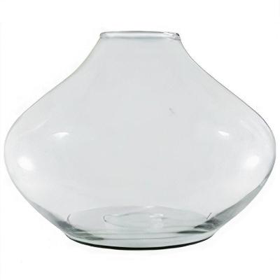 Vaso De Vidro Bojudo Decorativo