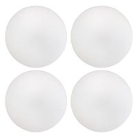 Kit 04 Assentos Redondo Branco 25 Cm - 1