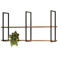 Kit 2 Prateleiras Multiuso 135Cm Design D01 Demolição