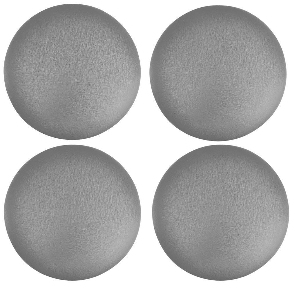 Kit 04 Assentos Redondo Cinza 30 Cm - 1