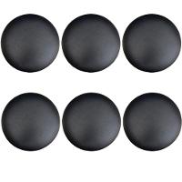 Kit 06 Assentos Redondo Preto 30 Cm - 1