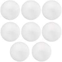 Kit 08 Assentos Redondo Branco 39 Cm - 1