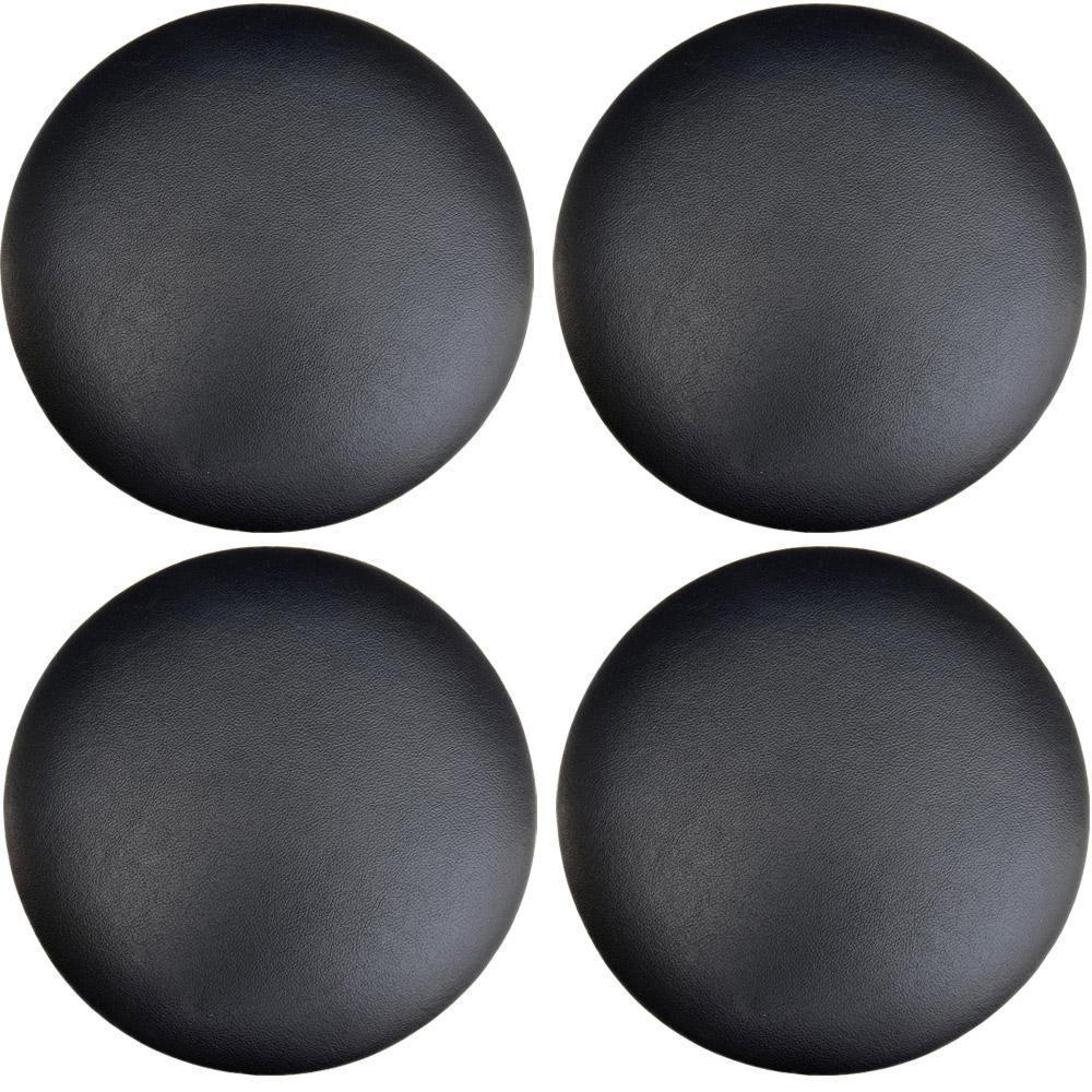 Kit 04 Assentos Redondo Preto 30 Cm - 1