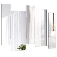 Espelho Decorativo Com Moldura Off White Isadora N01 - 1