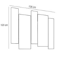 Espelho Decorativo Com Moldura Off White Isadora N01 - 2