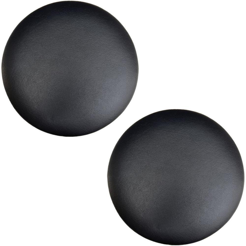 Kit 02 Assentos Redondo Preto 30 Cm - 1