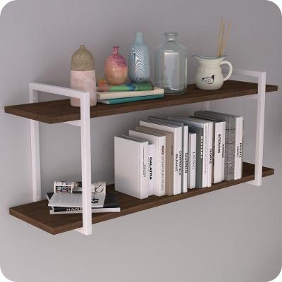 Prateleira Estilo Industrial P/ Quarto Parede Gnd Bm 100Cm