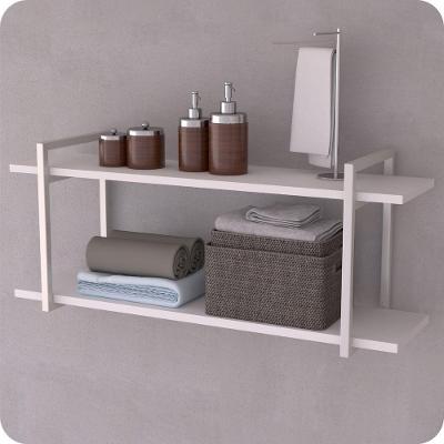Prateleira Estilo Industrial Banheiro Parede Gnd Bb 80Cm