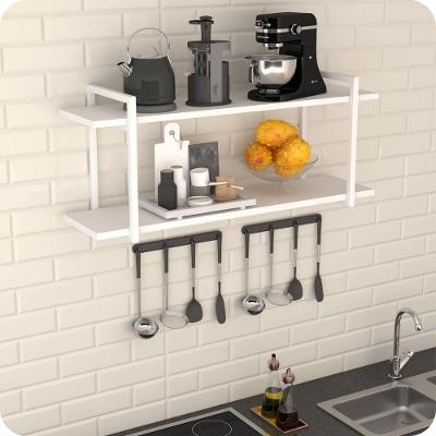 Prateleira Estilo Industrial Cozinha De Parede Gnd Bb 120Cm