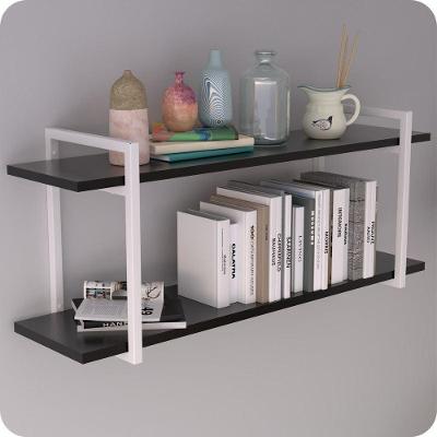 Prateleira Estilo Industrial Para Quarto Parede Gnd Bp 80Cm