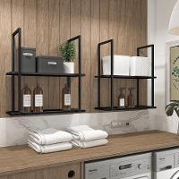 Kit 03 Prateleiras Multiuso D01 Design Preto Fosco - 6