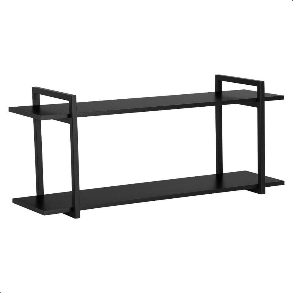 Prateleira Estilo Industrial Para Quarto Parede Gnd Pp 60Cm - 2