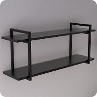 Prateleira Estilo Industrial Para Quarto Parede Gnd Pp 60Cm - 6