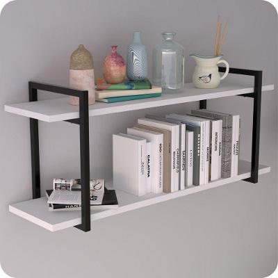 Prateleira Estilo Industrial Para Quarto Parede Gnd Pb 80Cm