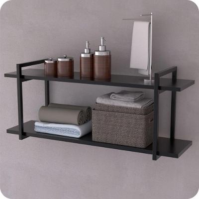Prateleira Estilo Industrial Para Sala Parede Gnd Pp 100Cm
