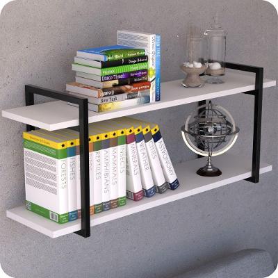 Prateleira Estilo Industrial Para Sala Parede Gnd Pb 120Cm