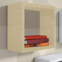 Kit 3 Nicho Decorativo 45X45X20 Cm Natural Em Mdf - 3