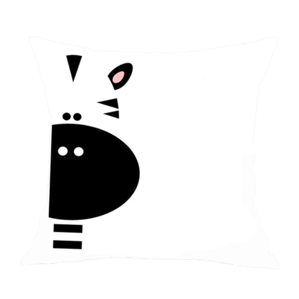 Almofada Girafa Preto E Branco - 1