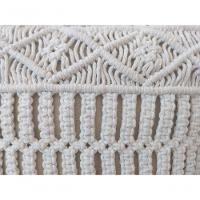 Capa Almofada Macramê Maiú.