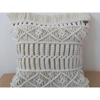 Capa Almofada Macramê Maiú. - 5