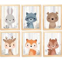 Quadro Infantil 6 Un A4 Vidro E Pendurador - 6