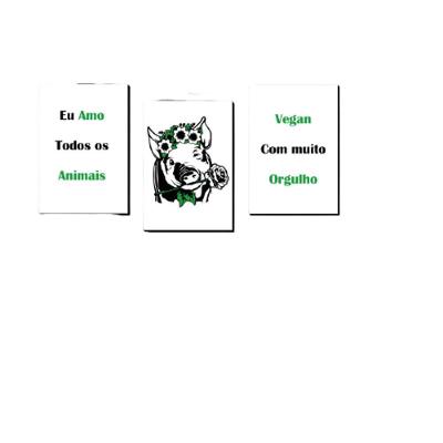 Quadros Placas Mdf 6mm Cozinha Vegano Quarto Sala 3 Un 29x20