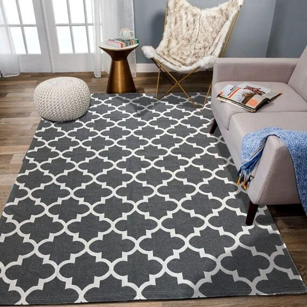 Tapete Flannel Sala Quarto Luxo Macio 2,00X1,40 Preto - 2