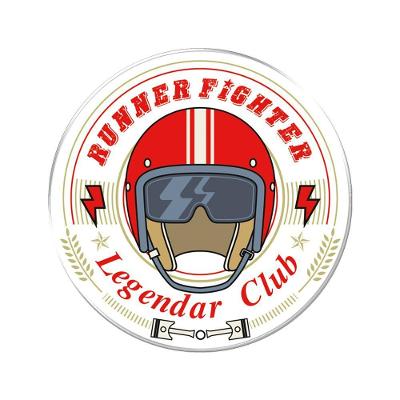 Adesivo Decorativo Em Relevo Fácil Aplicação Legendar Club Cor Branco