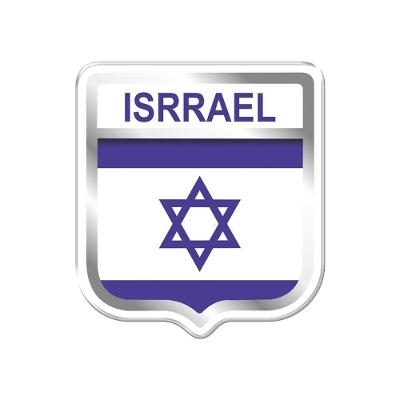 Adesivo Decorativo Em Relevo Fácil Aplicação Isrrael Cor Branco
