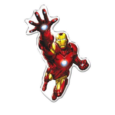 Adesivo Decorativo Em Relevo Fácil Aplicação Homem De Ferro Cor Branco