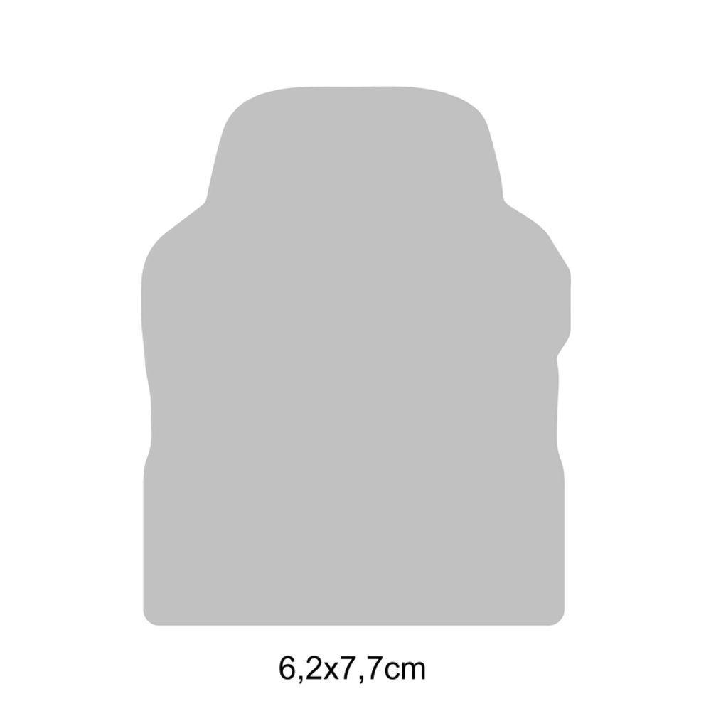 Adesivo Decorativo Em Relevo Fácil Aplicação Clube Do Fusca Cor Branco - 3