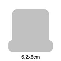 Adesivo Decorativo Em Relevo Fácil Aplicação Game Over Cor Branco - 5