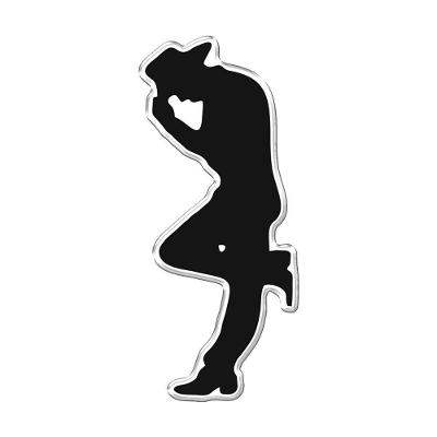 Adesivo Decorativo Em Relevo Fácil Aplicação Cowboy Cor Branco
