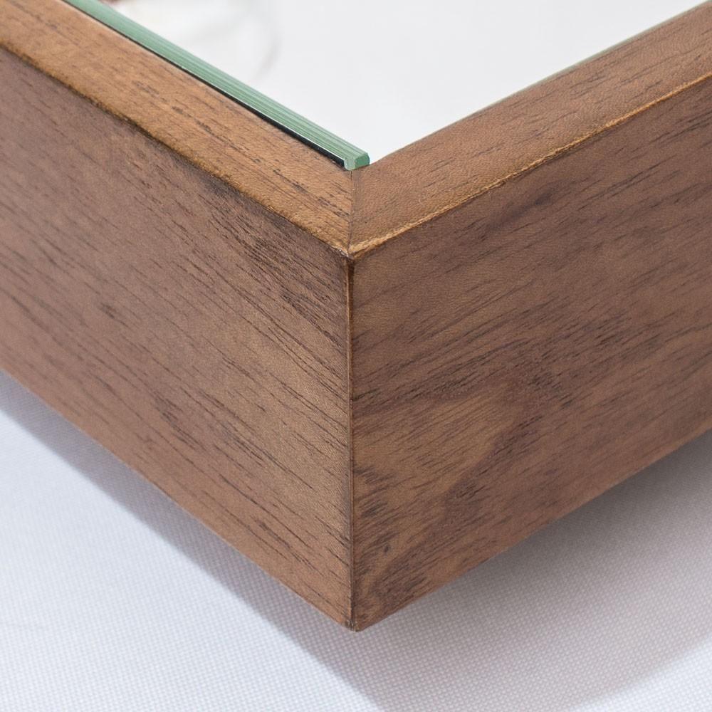 Bandeja Espelhada Decorativa Madeira - 2