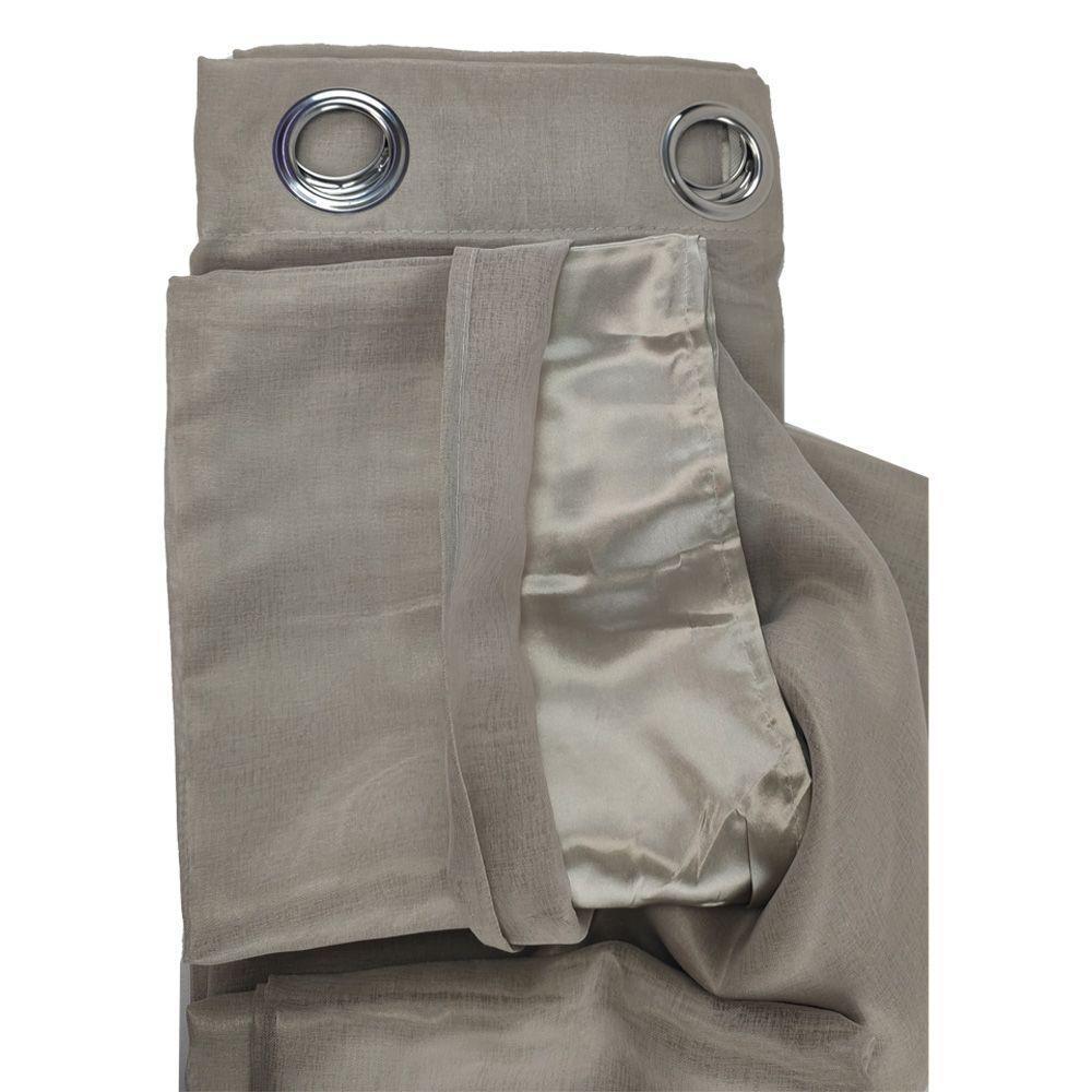 Cortina Dupla Cama 8 Furos 1 Folha 1.40X2.60M - 3