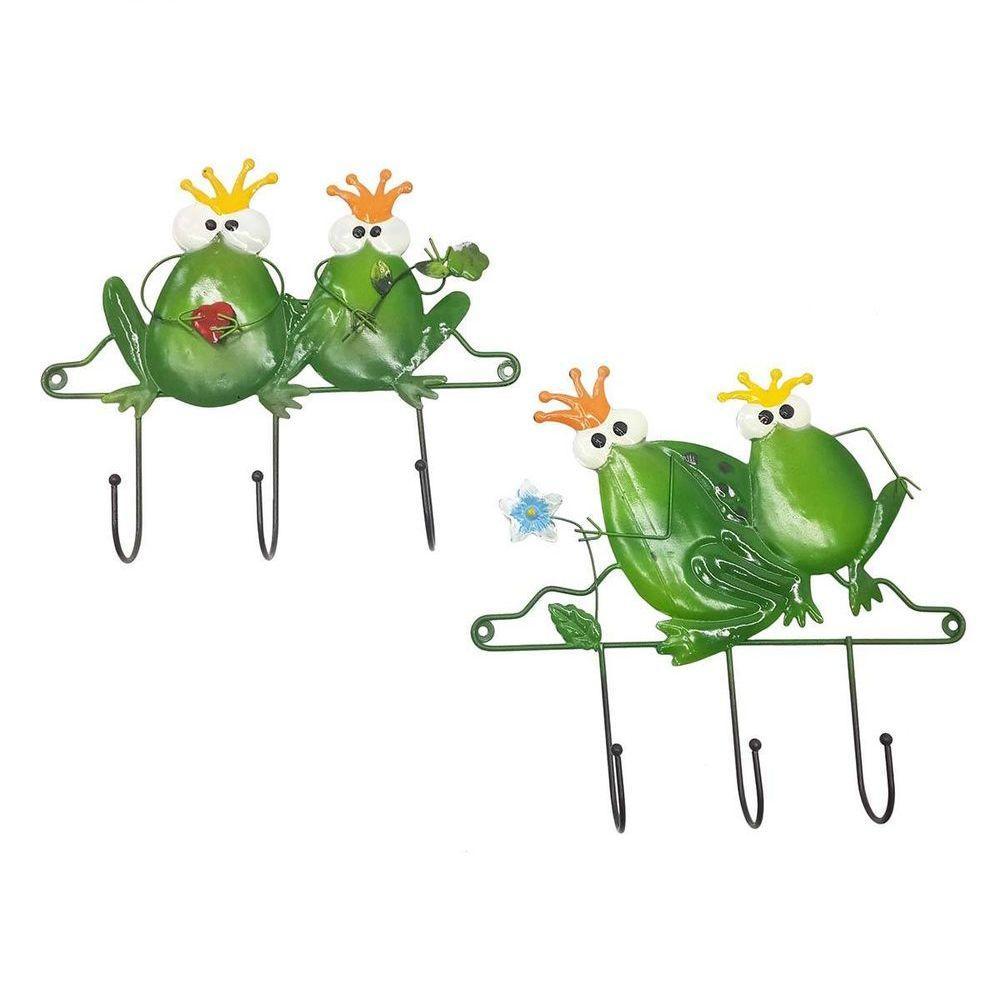 Gancho De Metal Duplo Para Bolsa Chapeu Bone Enfeite Casal Sapo Pendura 2 Unid (Pt-C-I) - 4