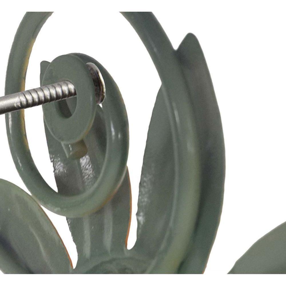 Gancho De Metal Flor Triplo Para Chapeu Bolsa Bone Enfeite Pendura Sortido Com 2 Unid (Pt-C-E) - 4