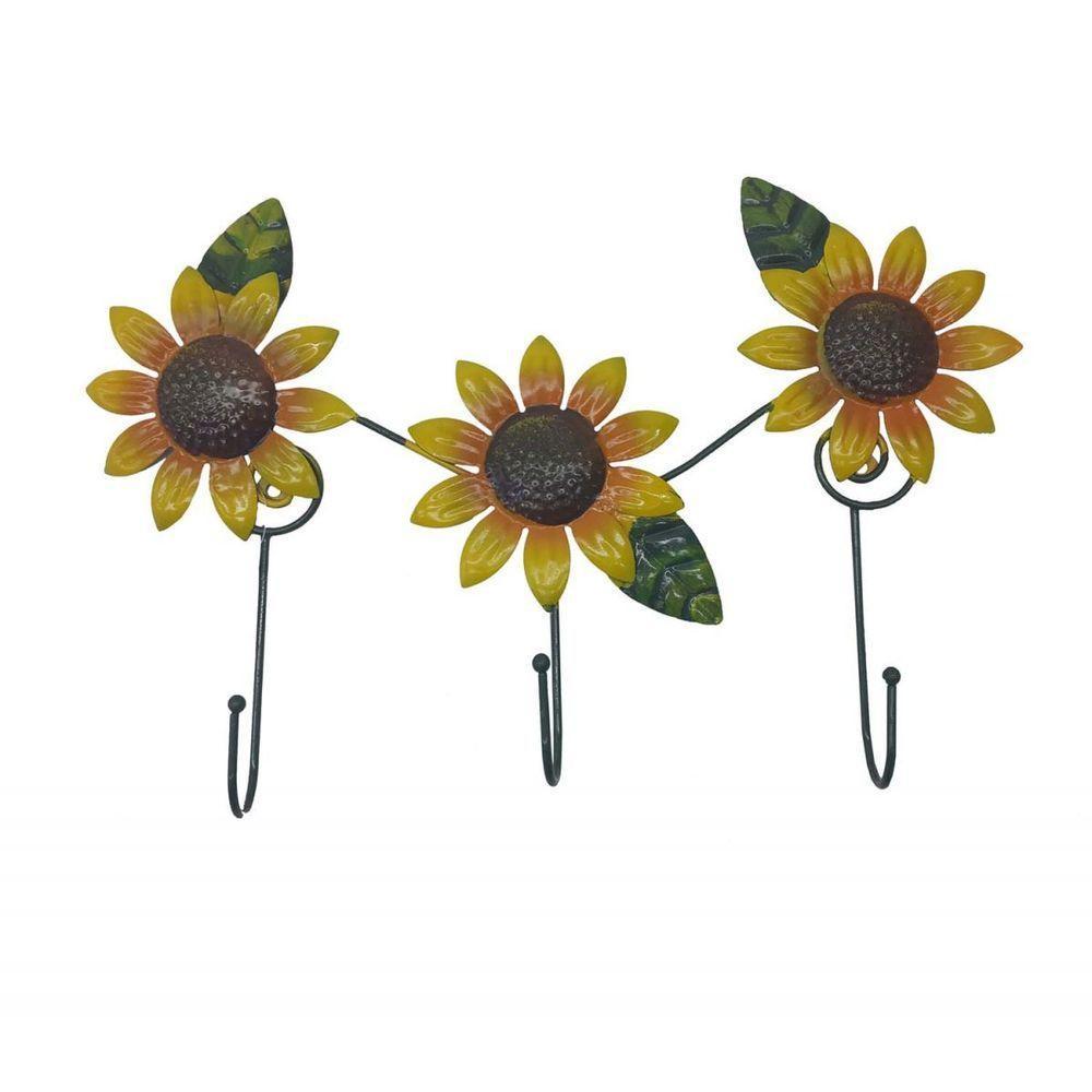 Gancho De Metal Flor Triplo Para Chapeu Bolsa Bone Enfeite Pendura Sortido Com 2 Unid (Pt-C-E) - 5