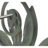 Gancho De Metal Flor Triplo Para Chapeu Bolsa Bone Enfeite Pendura Sortido Com 2 Unid (Pt-C-E)