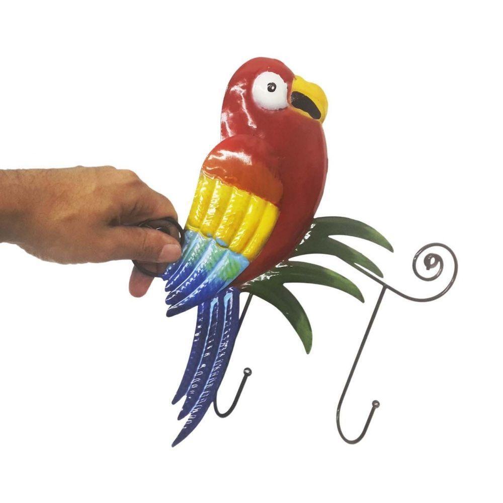 Gancho De Metal Duplo Para Bone Arara Vermelha Kit Com 2 - 6