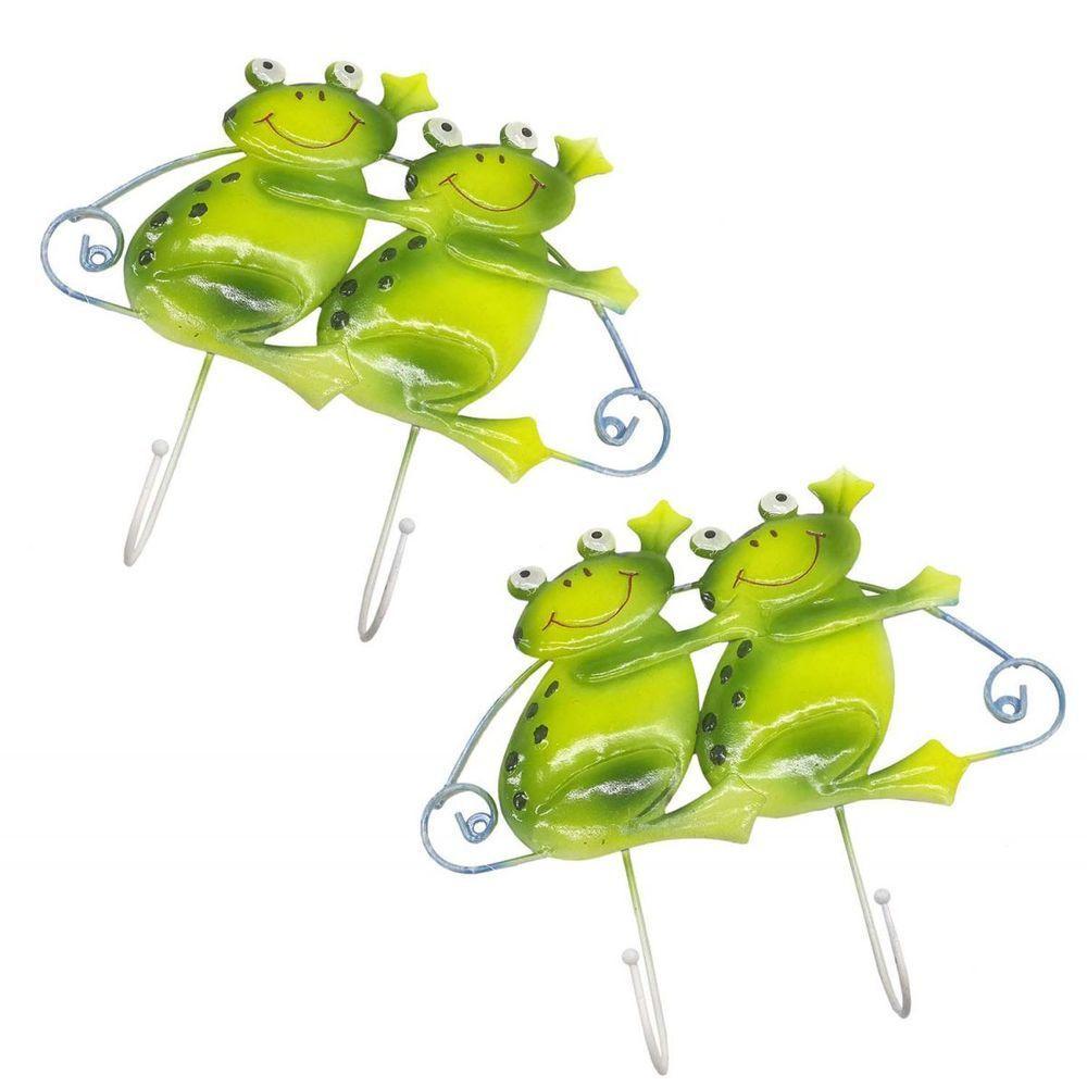 Gancho De Ferro Duplo Para Chapeu Bolsa Bone Enfeite Sapinhos Infantil Pendura Kit Com 2 (Pt-C-C) - 4