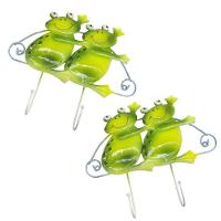 Gancho De Ferro Duplo Para Chapeu Bolsa Bone Enfeite Sapinhos Infantil Pendura Kit Com 2 (Pt-C-C)