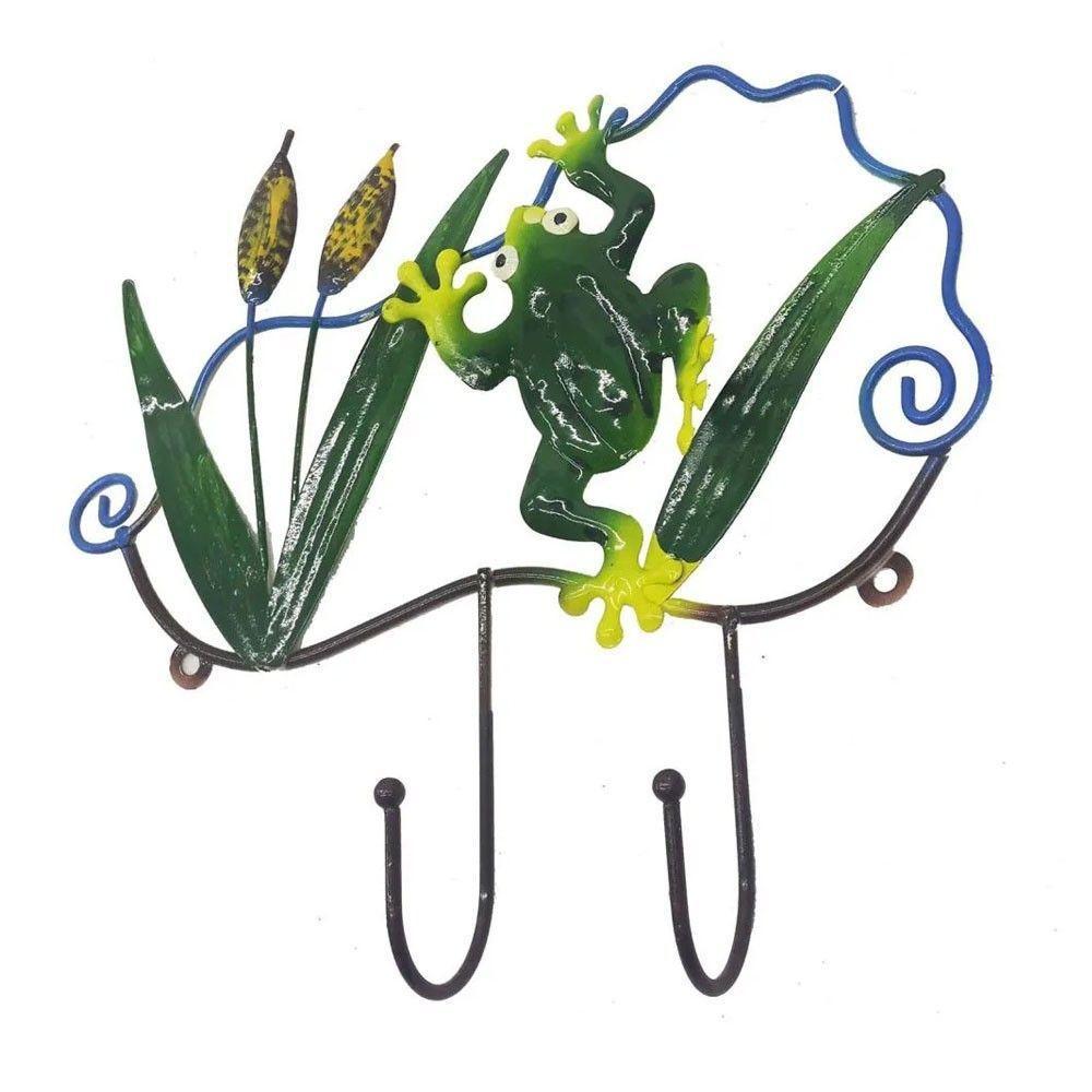 Gancho De Ferro Enfeite Porta Chapeu Bolsa Bone Sapo Decoraçao Pendura Kit 2 Unidades - 4