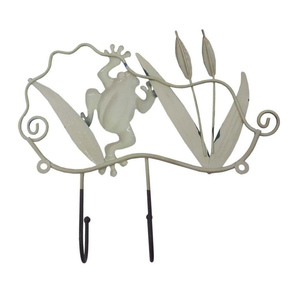 Gancho De Ferro Enfeite Porta Chapeu Bolsa Bone Sapo Decoraçao Pendura Kit 2 Unidades - 7
