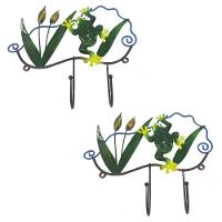 Gancho De Ferro Enfeite Porta Chapeu Bolsa Bone Sapo Decoraçao Pendura Kit 2 Unidades - 1