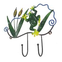 Gancho De Ferro Enfeite Porta Chapeu Bolsa Bone Sapo Decoraçao Pendura Kit 2 Unidades