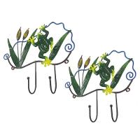 Gancho De Ferro Enfeite Porta Chapeu Bolsa Bone Sapo Decoraçao Pendura Kit 2 Unidades - 6