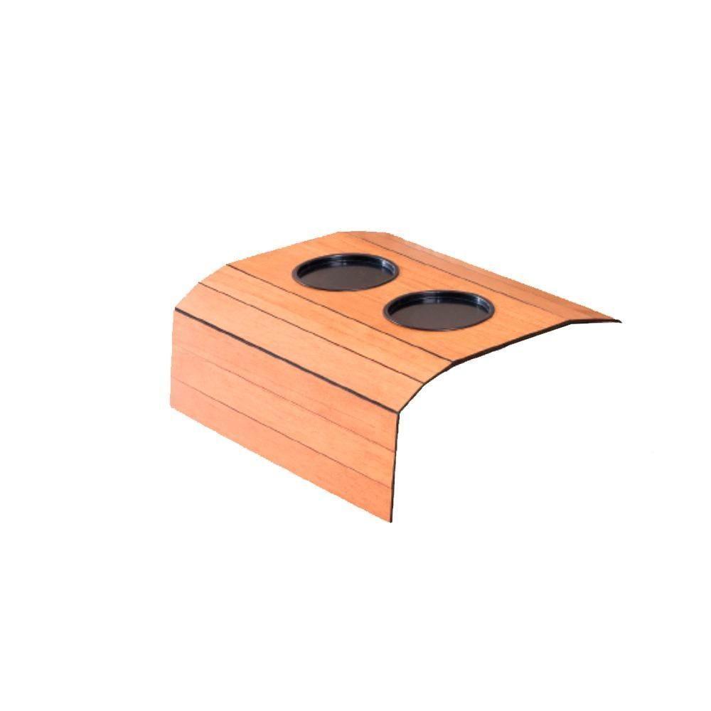 Kit 2 Bandeja Esteira Para Braço De Sofá Mdf Cinamono Com Porta Copos E Controle - 3