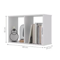 Conjunto Nichos 2 Compartimento Chicago Branco - 2